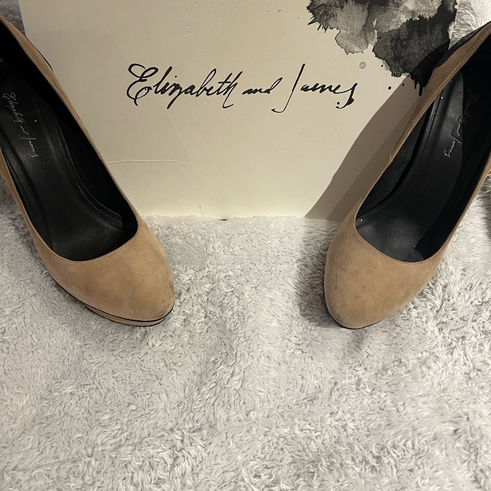 Elizabeth and James heels